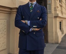 绅士与气质的代表 双排扣定制西装